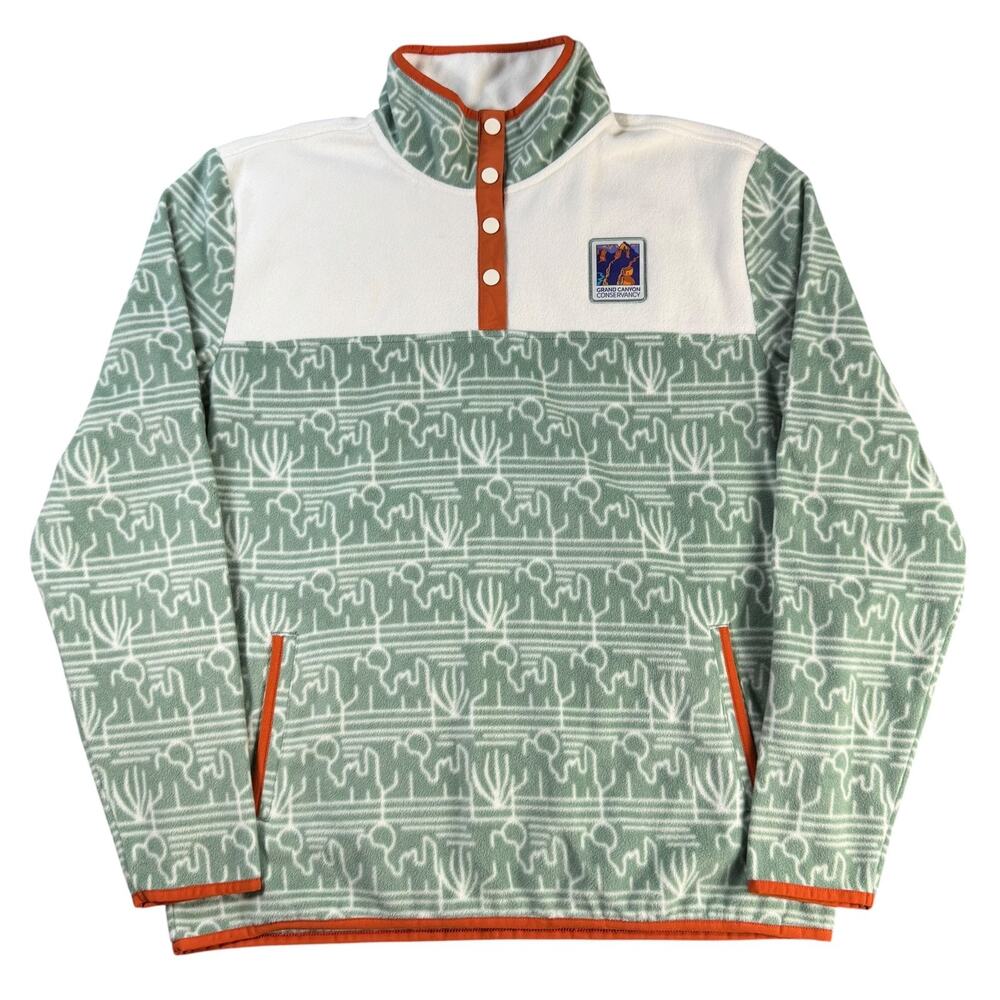 Jack + Sage Fleece Quarter Button XL Pullover Grand Canyon Conservancy Outdoor